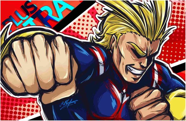 All Might Wide Screen Wallpaper HD.