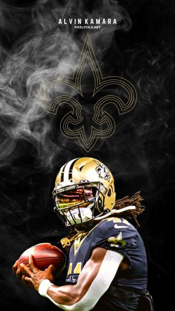 Alvin Kamara Wallpaper for Iphone.