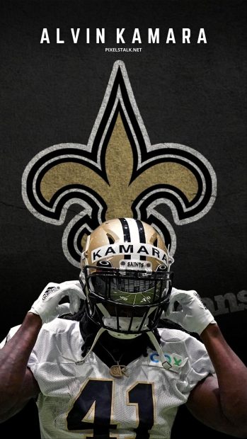 Alvin Kamara Wallpaper for Mobile.