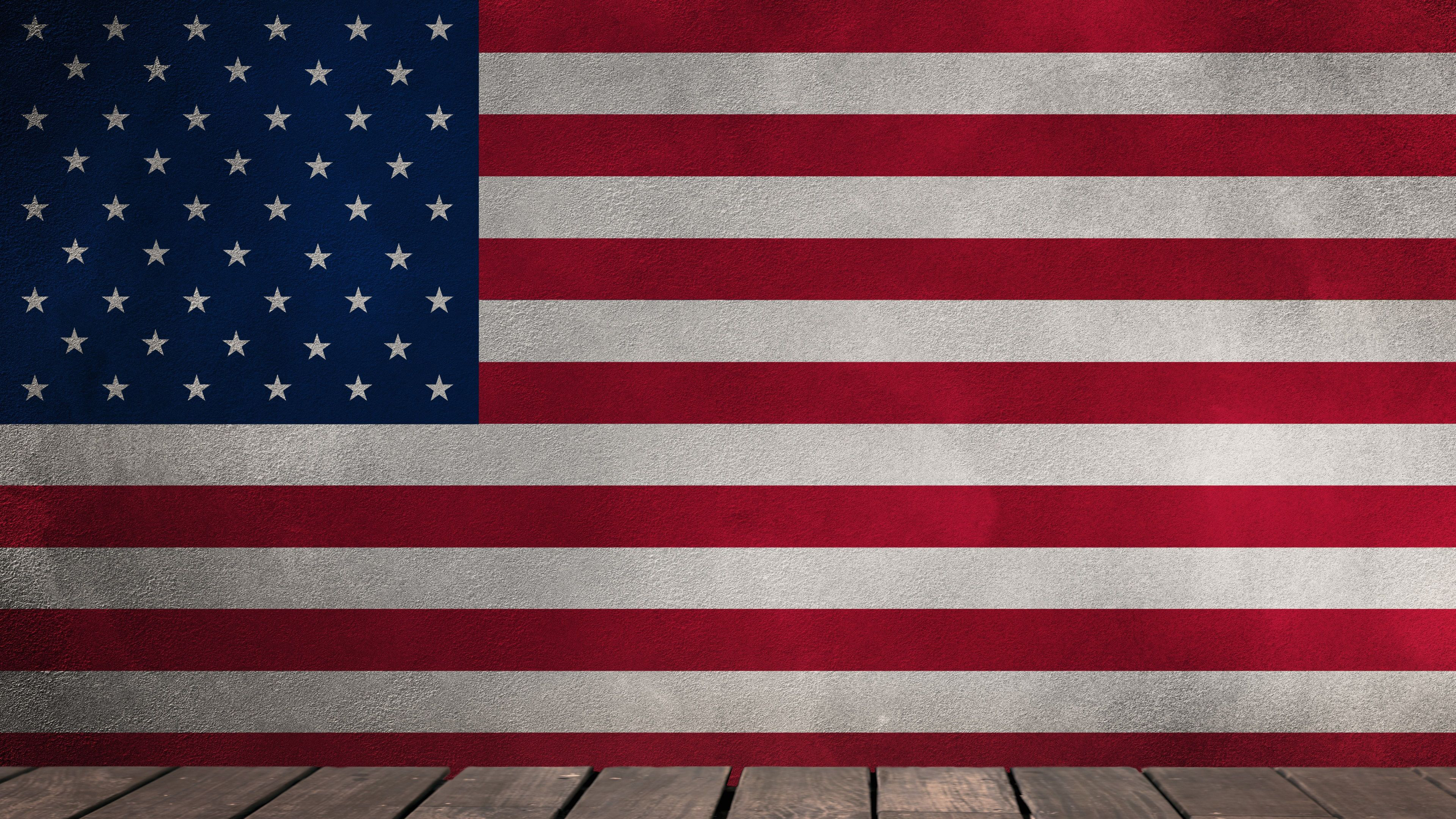 American flag Wallpaper 4K Flag of USA World 9479