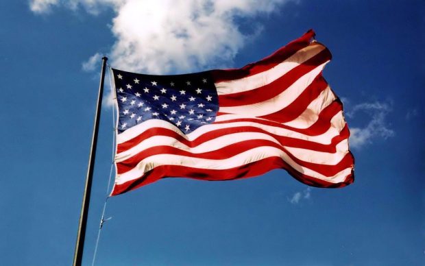 American Flag Background Free Download.