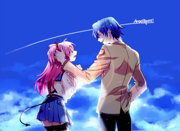 Angel Beats Desktop Image.