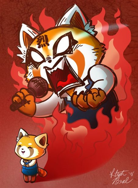 Angry Aggretsuko Wallpaper HD.