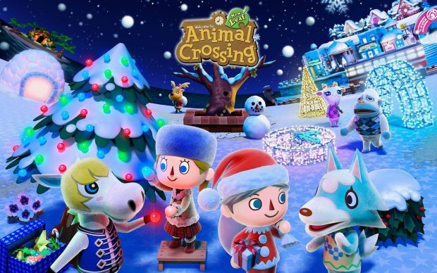 Animal Crossing Background HD Free download.
