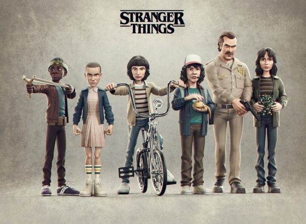 Animation Stranger Things 4 Wallpaper HD.