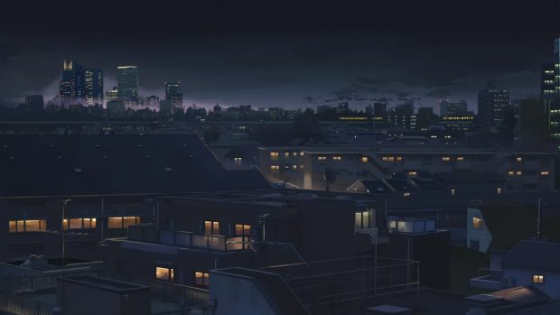 Anime Aesthetic Backgrounds City Night.