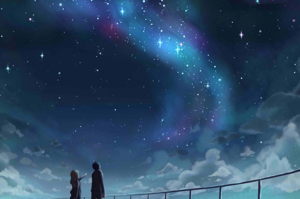 Anime Aesthetic Backgrounds Galaxy.