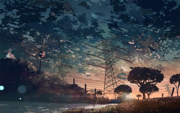 Anime Aesthetic Backgrounds Nature Free download.
