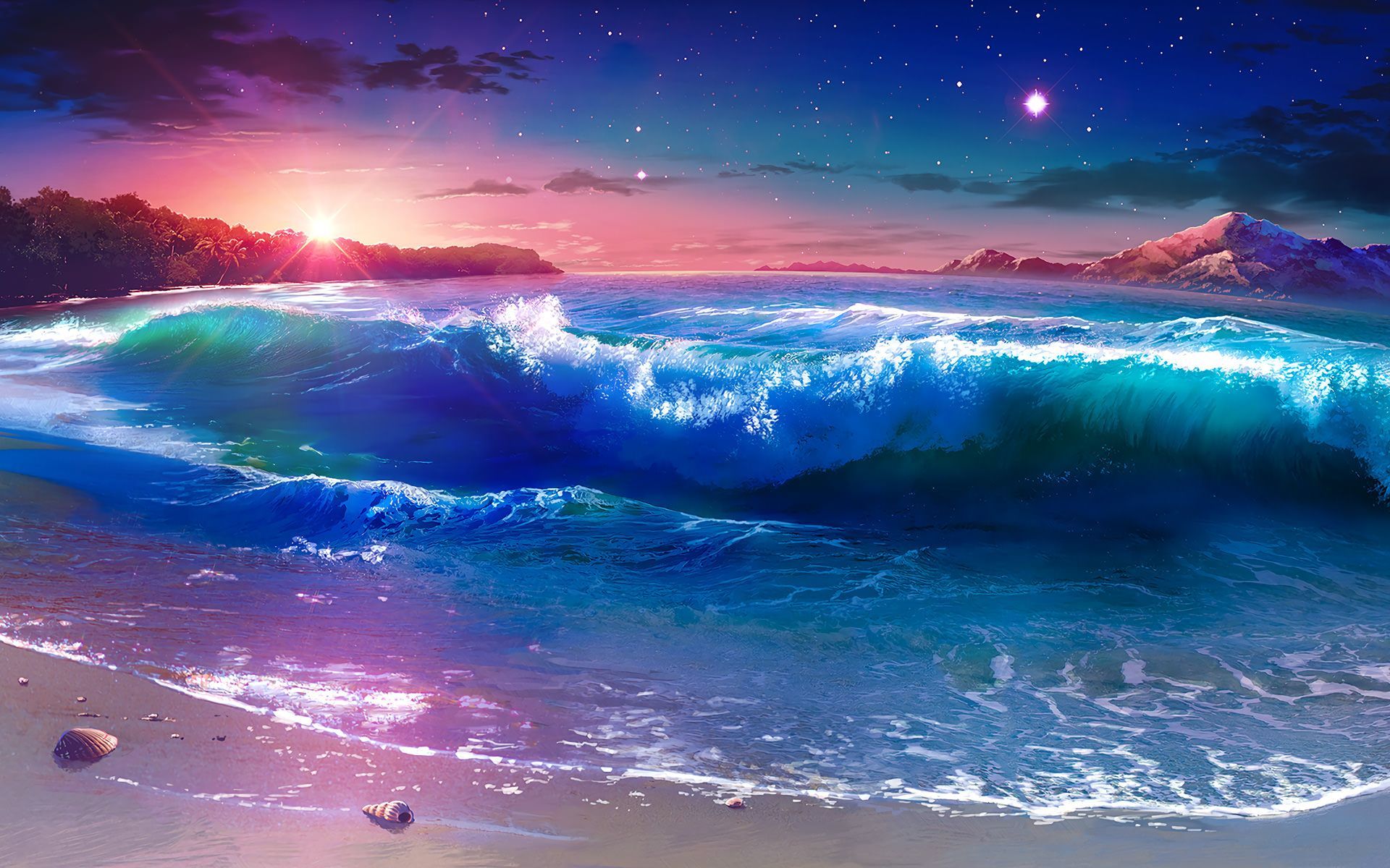 HD wallpaper 1280x800 px sea sun waves Anime Cowboy Bebop HD Art   Wallpaper Flare