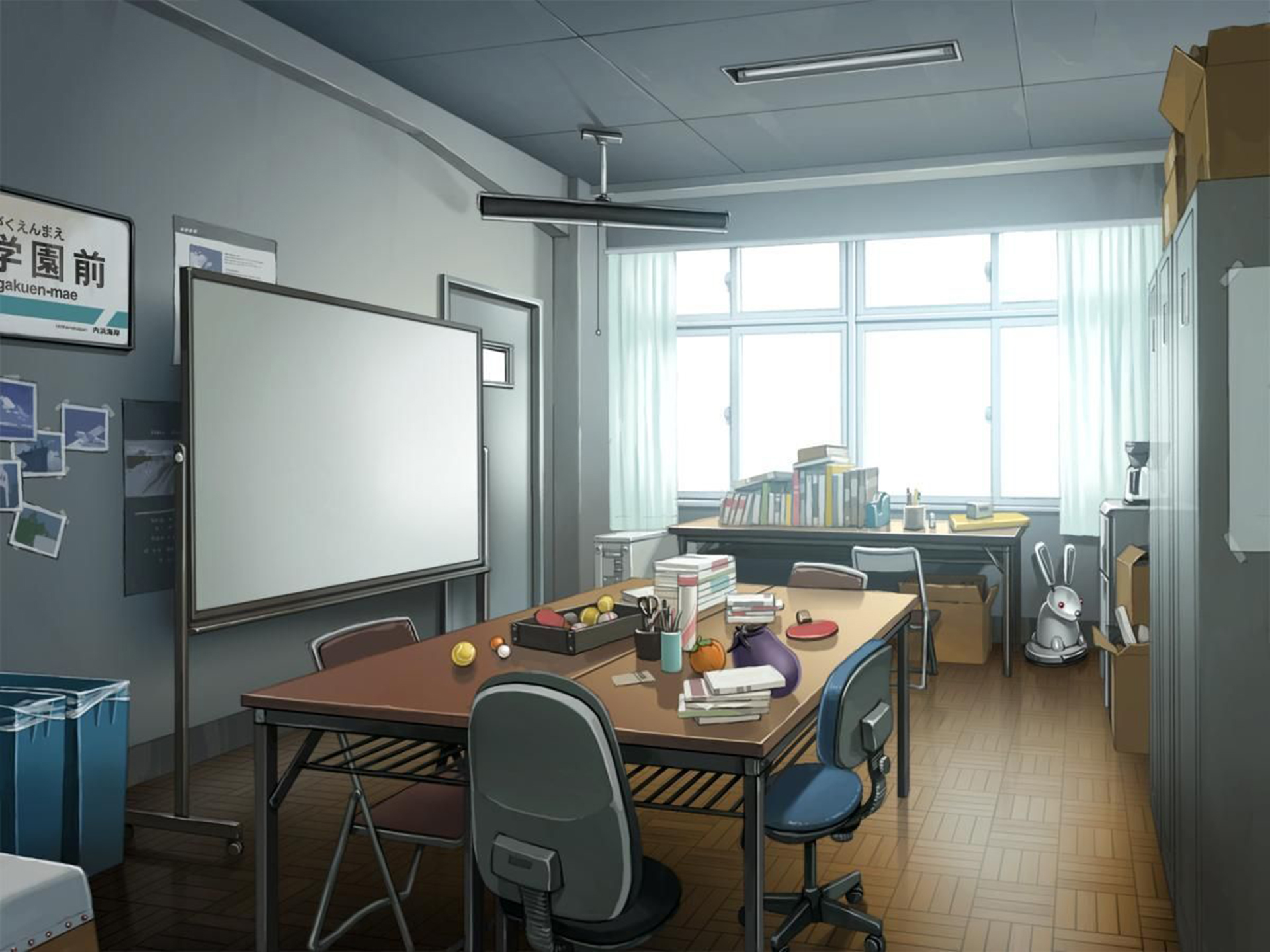 Anime VN Background  Messy Club Room by ombobon on DeviantArt