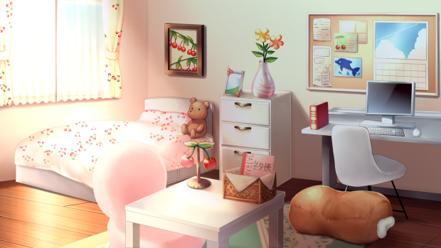 Anime Bedroom Wallpaper HD Free download.