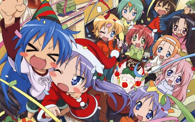 Anime Christmas HD Wallpaper.