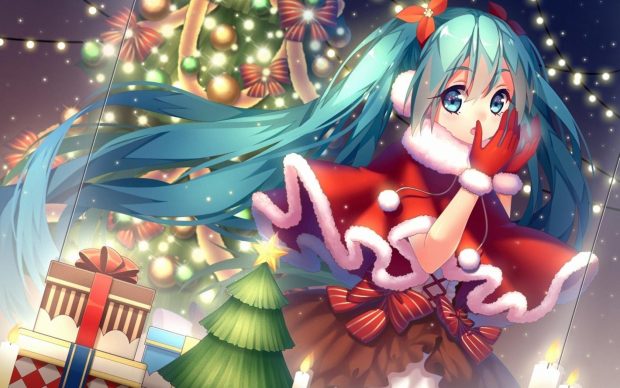 Anime Christmas Wallpaper Free Download.