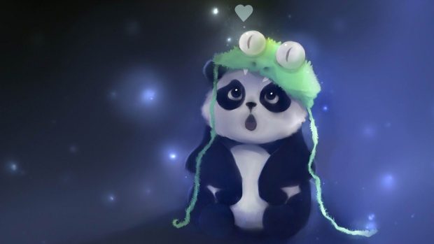 Anime Cute Panda Wallpaper HD.