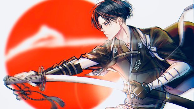 Anime Levi Ackerman Wallpaper HD.