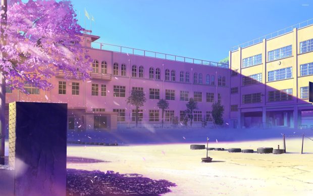 Anime School Backgrounds Computer.