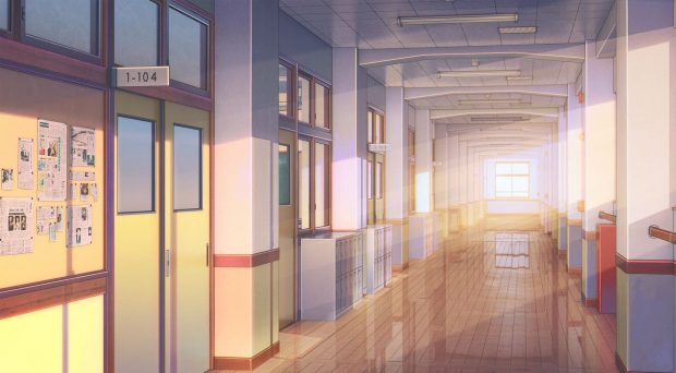 Anime School Backgrounds Desktop.