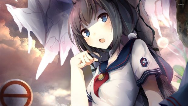 Anime School Girl Backgrounds.