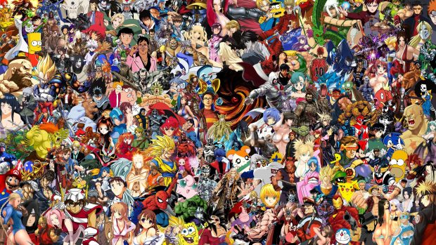 Anime Wallpaper Aesthetic Wide Screen Wallpaper HD.