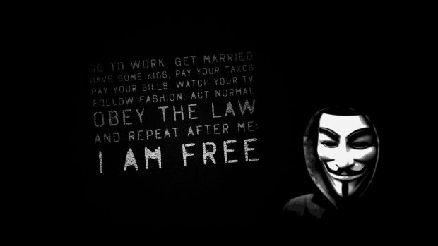 Anonymous Wide Screen Wallpaper HD.