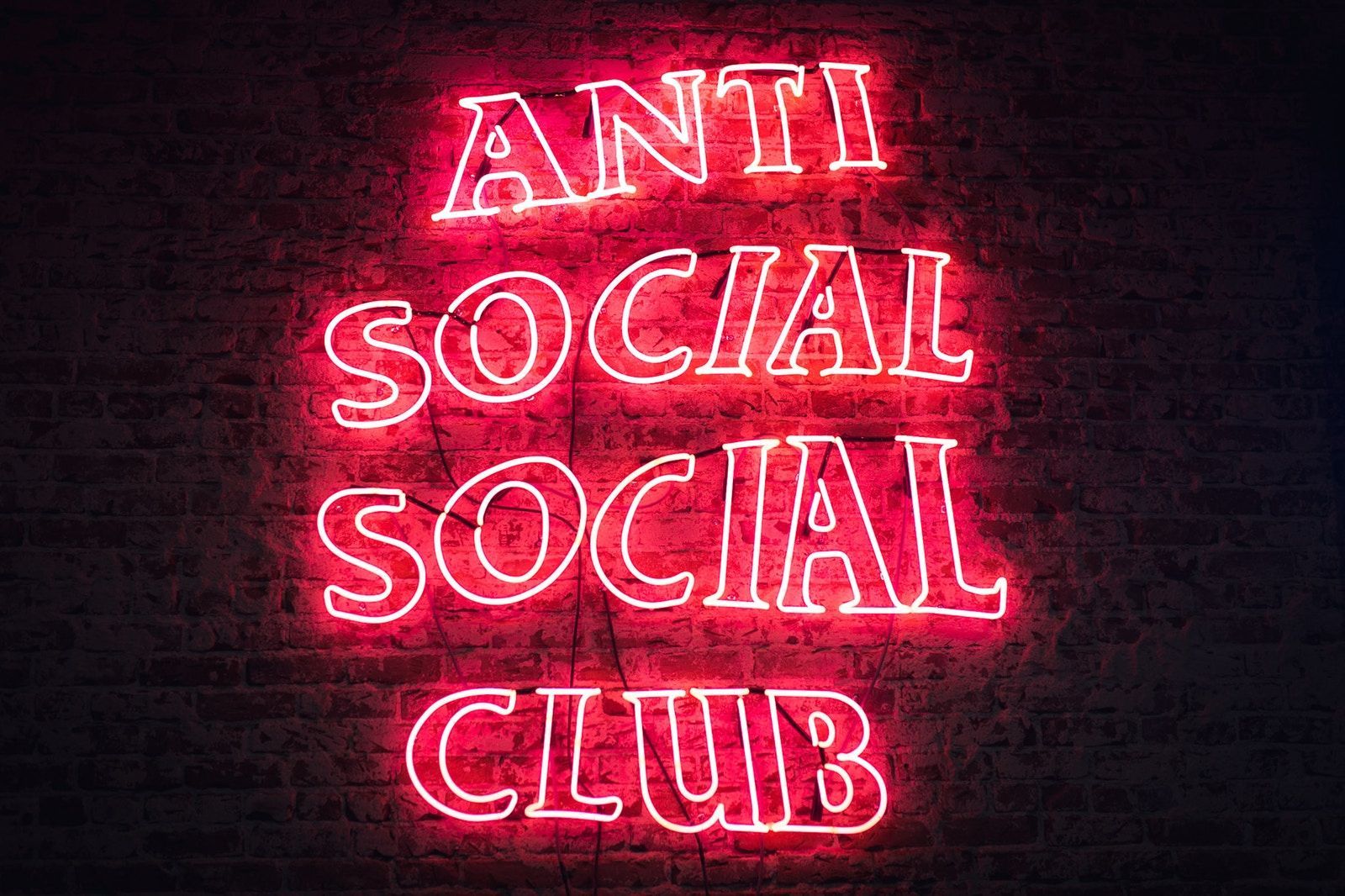 Ahoodie  Anti Social Social Club pink wallpaper