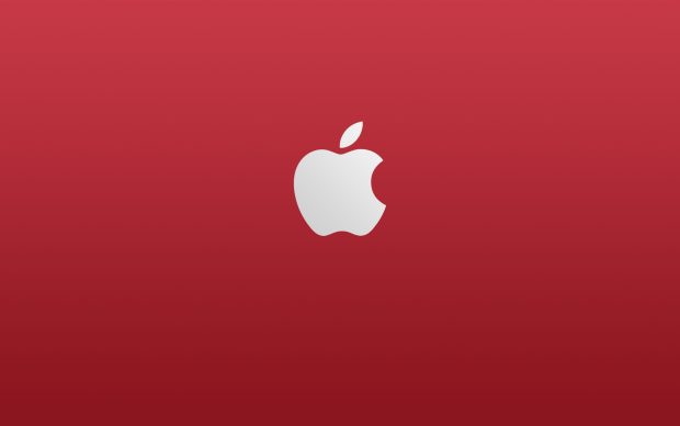 Apple Cool Red Wallpaper HD.