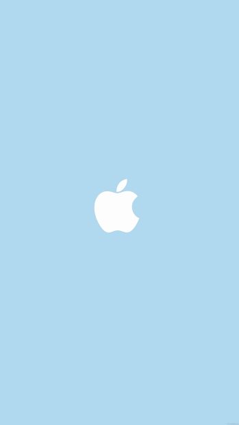 Apple Cute Backgrounds Blue.