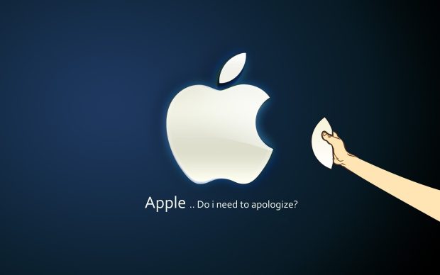 Apple Funny Background.