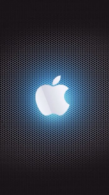 Apple Wallpaper 4K Neon Free download.