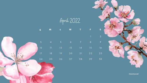 April 2022 Calendar Art Images.