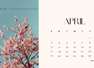 April 2022 Calendar Wallpaper For Desktop.