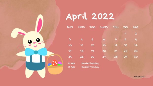 April 2022 Calendar Wallpaper High Quality.