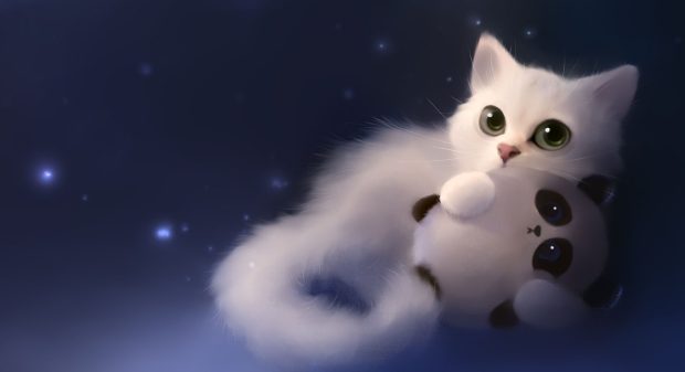 Art Cute Cat Backgrounds.