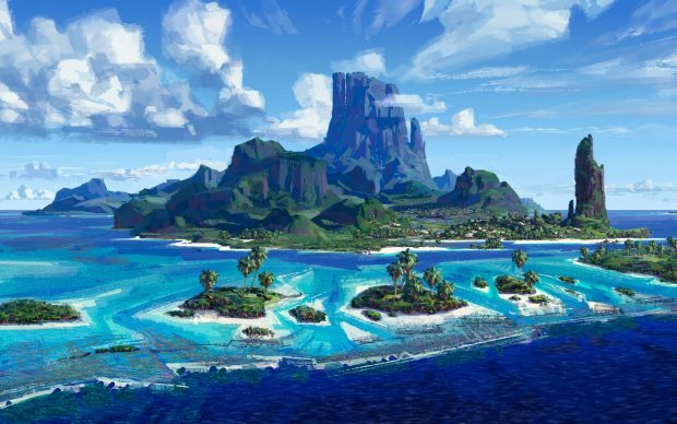 Art Island Wallpaper HD.