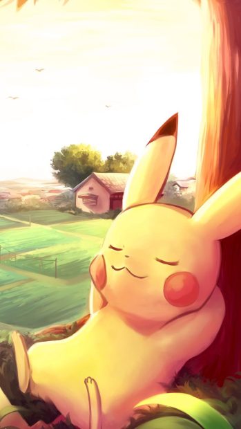 Art Pikachu Background HD.