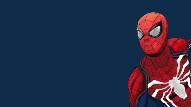 Art Spiderman PS4 Wallpaper HD.