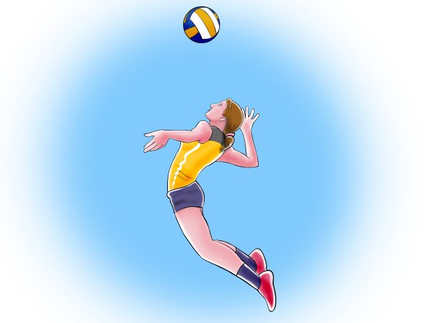 Art Volleyball Wallpaper HD.