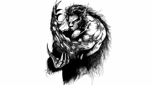 Art Werewolf Wallpaper HD.