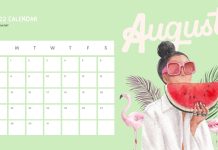 August 2022 Calendar HD Wallpaper Free download.