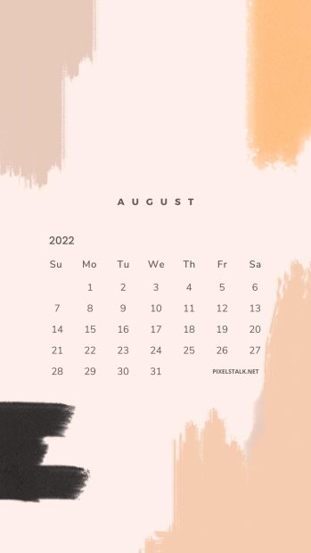 August 2022 Calendar iPhone Pictures Free Download.