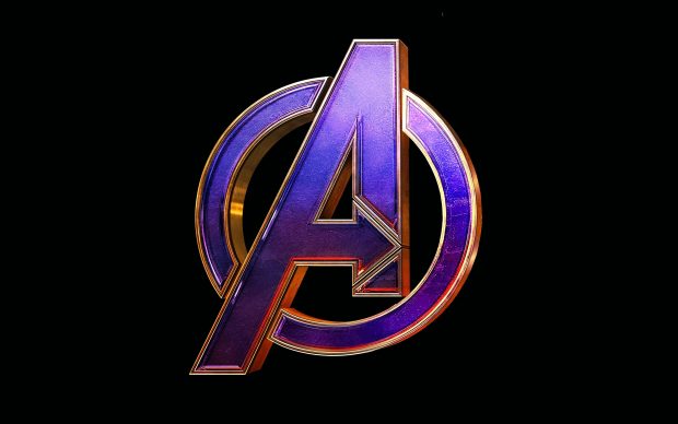 Avengers Endgame Logo Desktop Wallpaper HD.