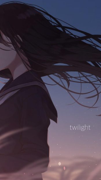 Awesome Aesthetic Anime Girl Background.
