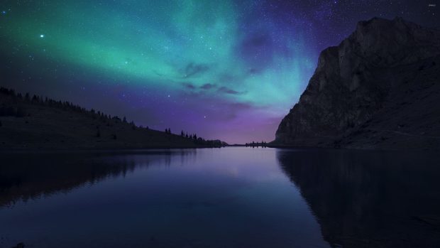 Awesome Aurora Borealis Wallpaper HD.