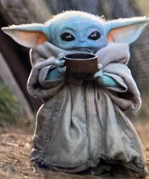 Awesome Baby Yoda Background.
