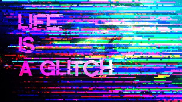 Awesome Glitch Background.