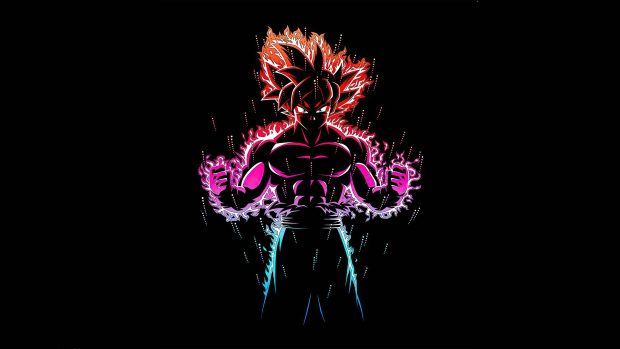 Awesome Goku Ultra Instinct Background.