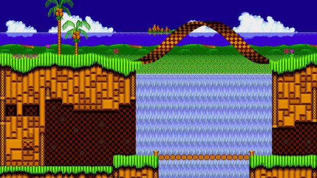 Awesome Green Hill Zone Background.