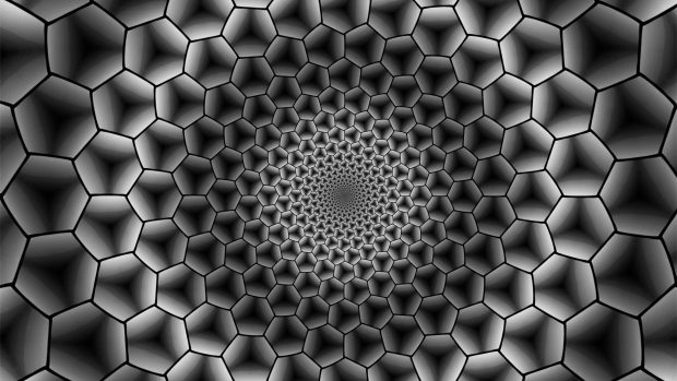 Awesome Hexagon Background.
