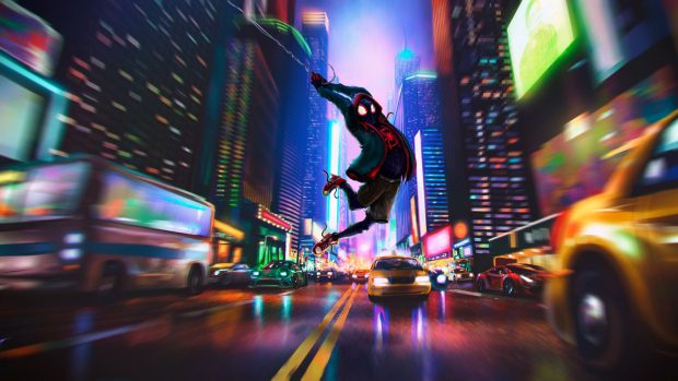 Awesome Into The Spider Verse Wallpaper HD.