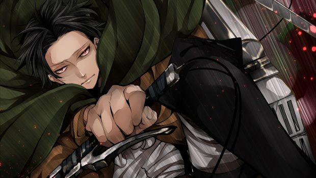 Awesome Levi Ackerman Background.